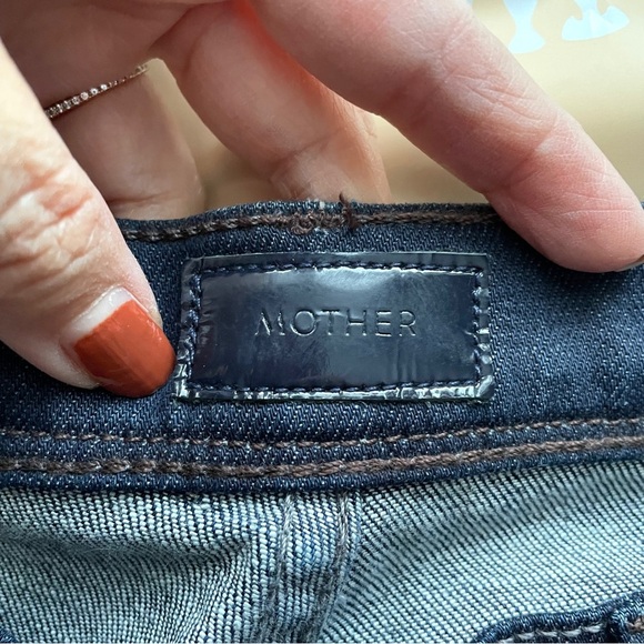 Mother Dark Wash The Curfew Flare Jeans - 26" 🇺🇸 - Picture 4 of 11